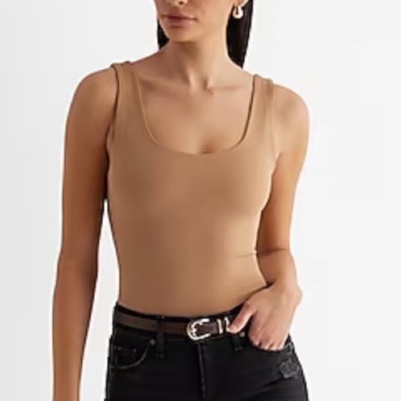 Express Tops - Express Square Neck Body Contour Tank